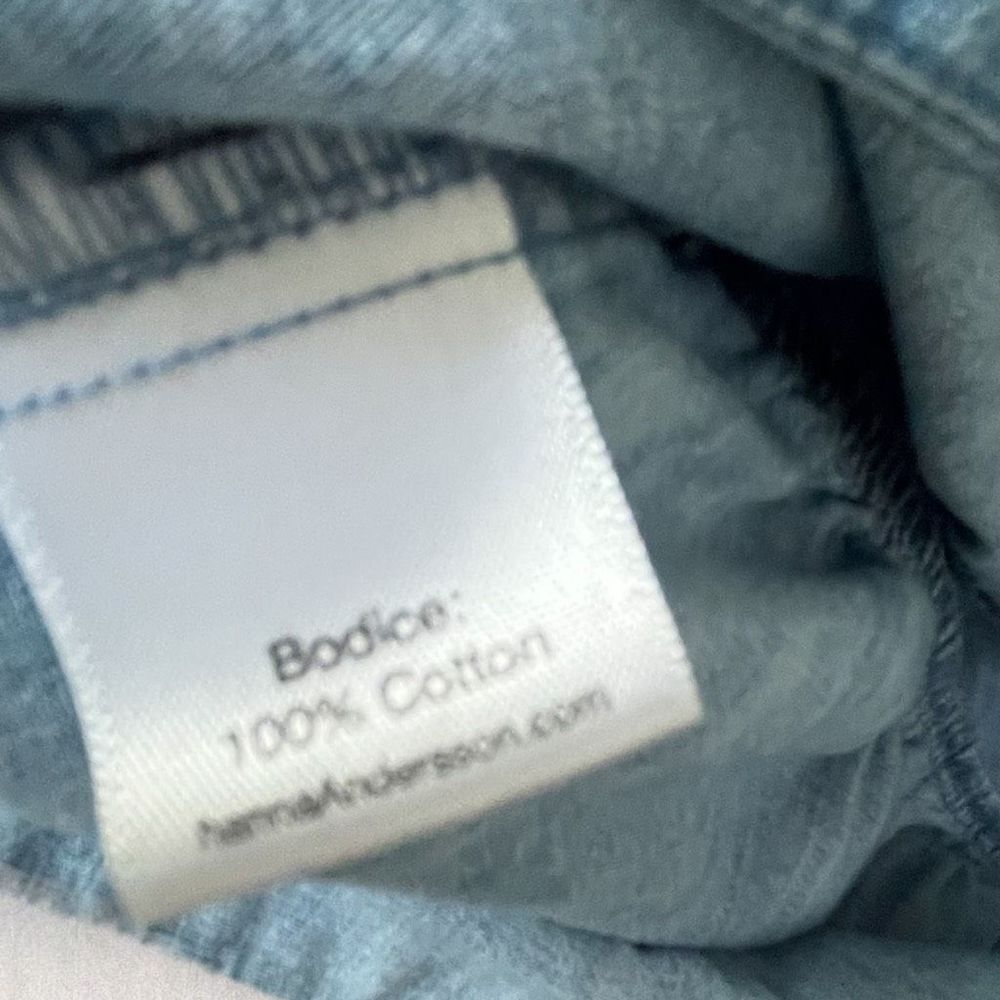 Hanna Andersson Light Blue Chambray Swing Shirt, Size 5 - Picture 10 of 11